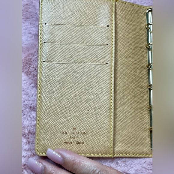 Louis Vuitton Monogram Mini Lin Small Ring Agenda PM Size - CA1010 - Picture 10 of 10